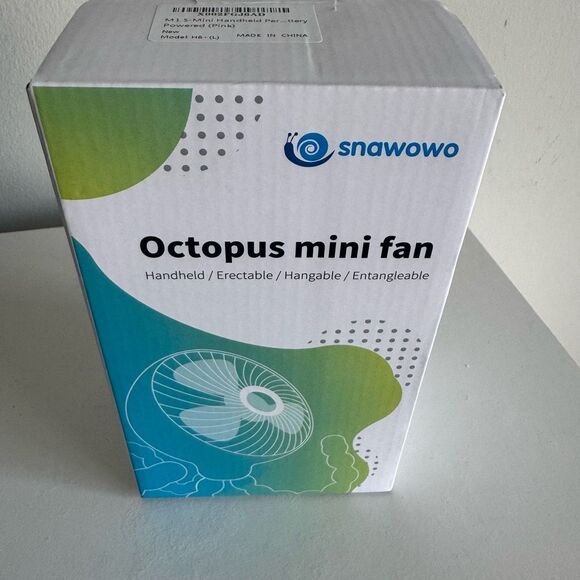 Snawowo Upgraded 400mAh Baby stroller Fan 360 Rotation Mini Portable - Picture 1 of 6